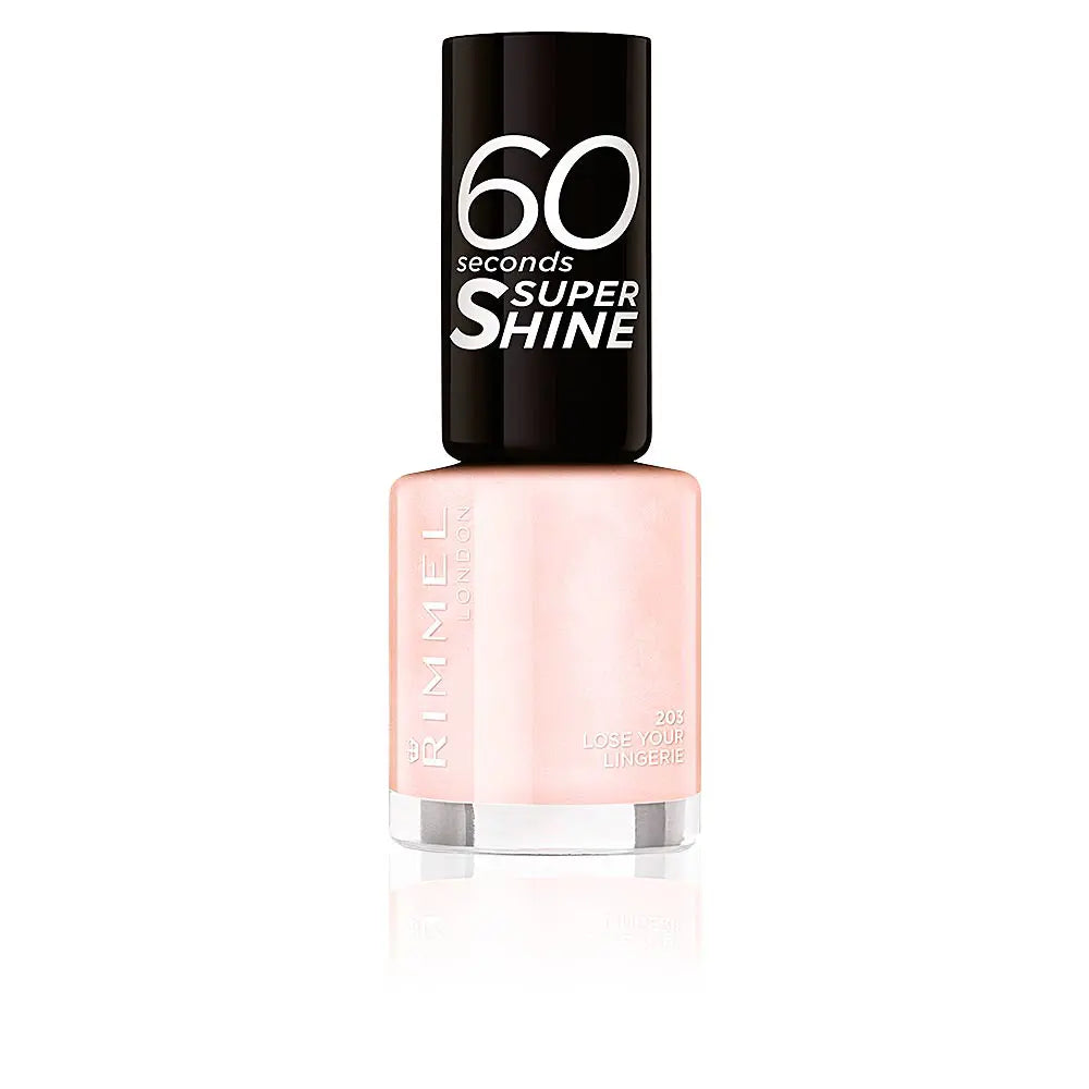RIMMEL LONDON-Esmalte 60 SECONDS SUPER SHINE #203-perca sua lingerie 8 ml-DrShampoo - Perfumaria e Cosmética