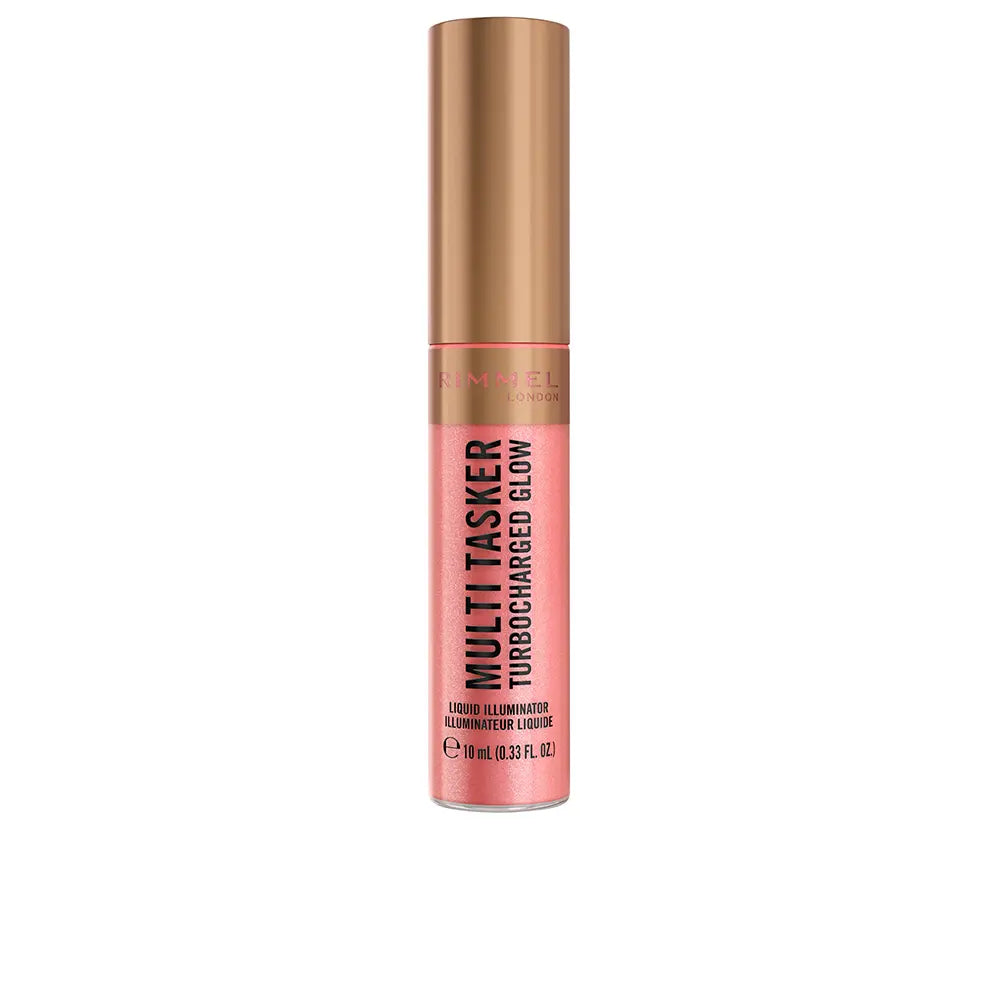 RIMMEL LONDON-Iluminador líquido MULTI TASKER TURBOCHARGED #002-Rosy Rebel 10 ml-DrShampoo - Perfumaria e Cosmética