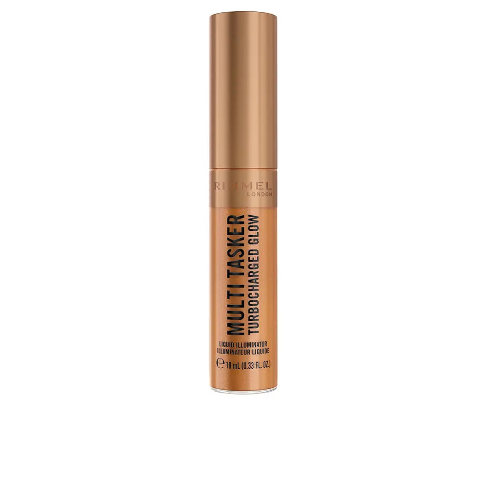 RIMMEL LONDON-Iluminador líquido MULTI TASKER TURBOCHARGED #008 - It's Giving Bronze 10 ml-DrShampoo - Perfumaria e Cosmética