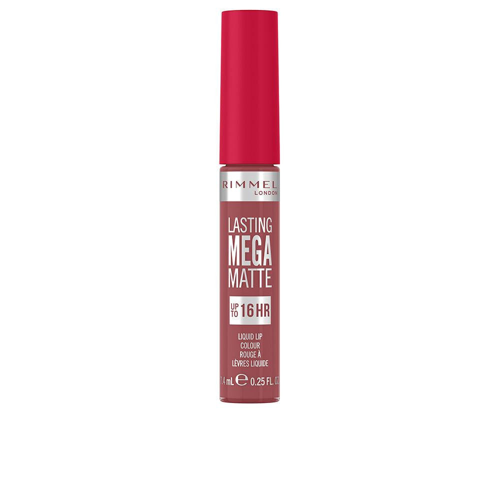 RIMMEL LONDON-LASTING MEGA MATTE liquid lip color 210 rose shine 74 ml-DrShampoo - Perfumaria e Cosmética