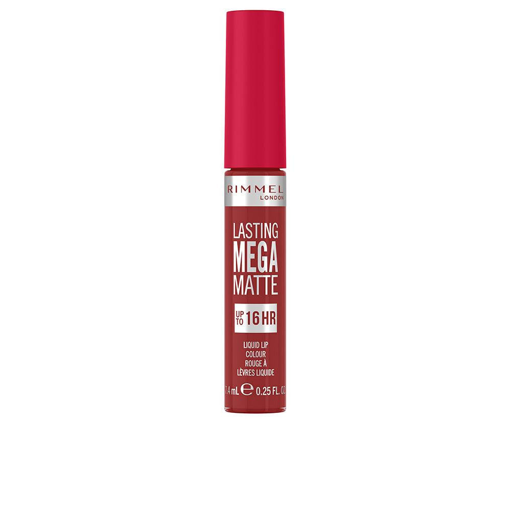 RIMMEL LONDON-LASTING MEGA MATTE liquid lip color 500 fire starter 74 ml-DrShampoo - Perfumaria e Cosmética