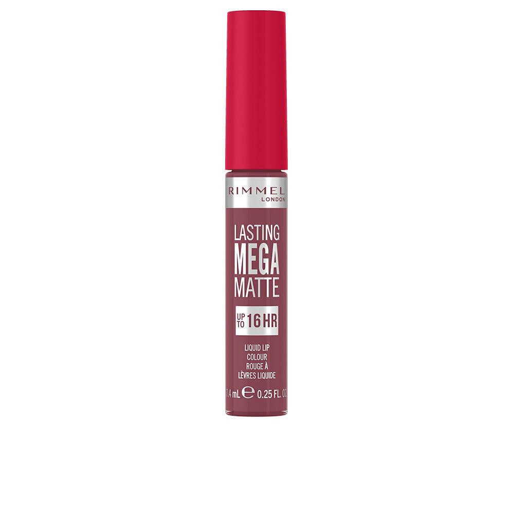 RIMMEL LONDON-LASTING MEGA MATTE liquid lip color 900 ravishing rose 74 ml-DrShampoo - Perfumaria e Cosmética