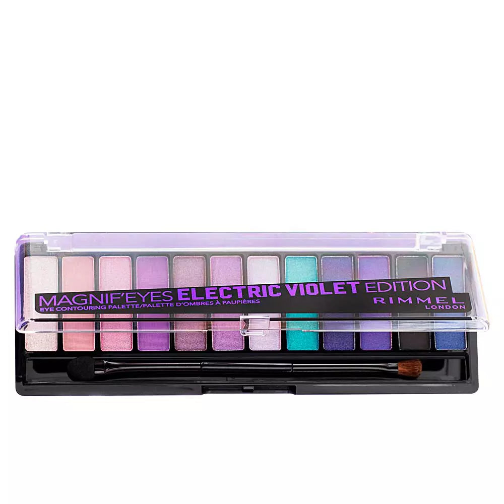 RIMMEL LONDON-MAGNIF EYES paleta 008 violeta elétrica-DrShampoo - Perfumaria e Cosmética