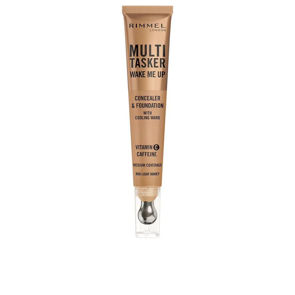 RIMMEL LONDON-MULTITASKER WAKE ME UP corretivo e base de maquiagem #Light Honey 20 ml-DrShampoo - Perfumaria e Cosmética