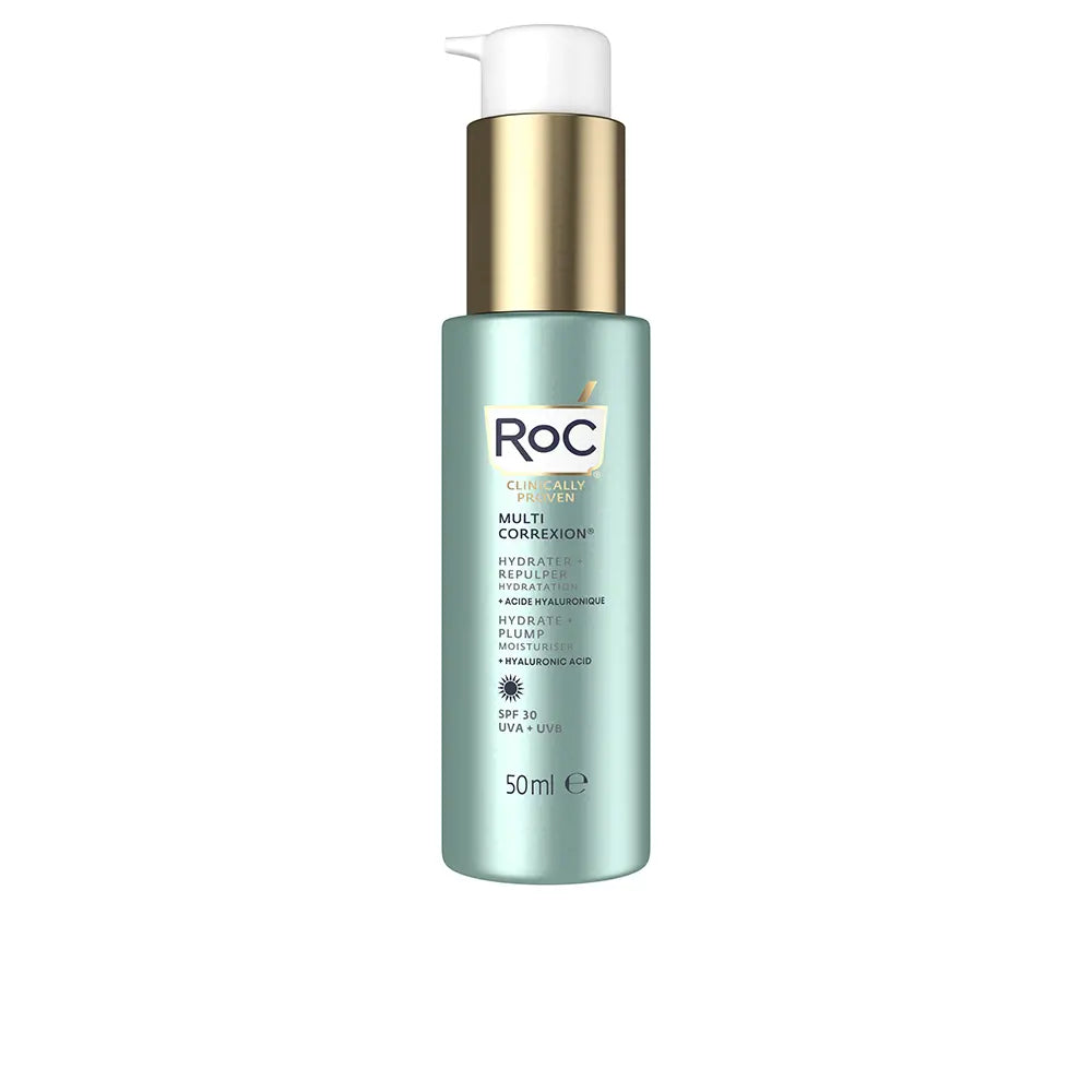 ROC-HYDRATE + PLUMP creme hidratante com ácido hialurônico SPF30 50 ml-DrShampoo - Perfumaria e Cosmética