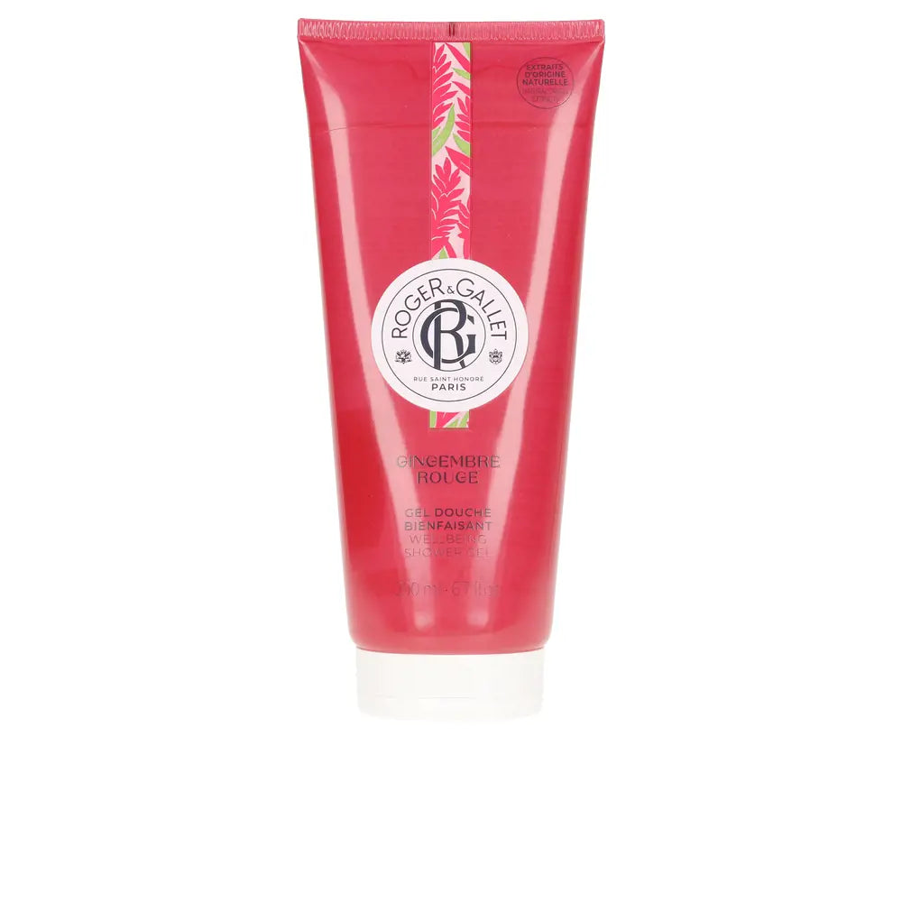ROGER & GALLET-GINGEMBRE ROUGE gel de banho dinamisante 200 ml-DrShampoo - Perfumaria e Cosmética