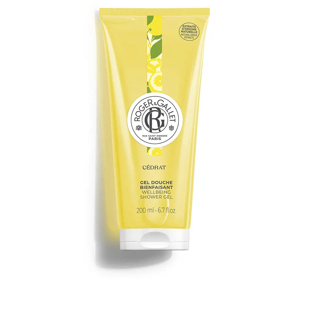 ROGER & GALLET-Gel de banho CÉDRAT beinfaisant 200 ml-DrShampoo - Perfumaria e Cosmética