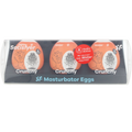 Conjunto de 3 peças SATISFYER Masturbating Eggs Crunchy.