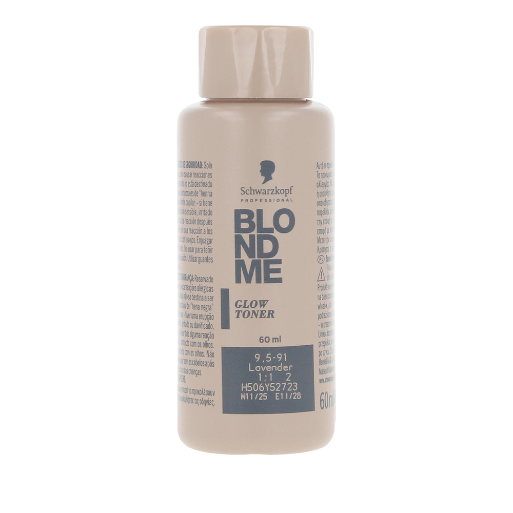 SCHWARZKOPF-BLONDME toner de brilho Lavender 95 91 60 ml-DrShampoo - Perfumaria e Cosmética