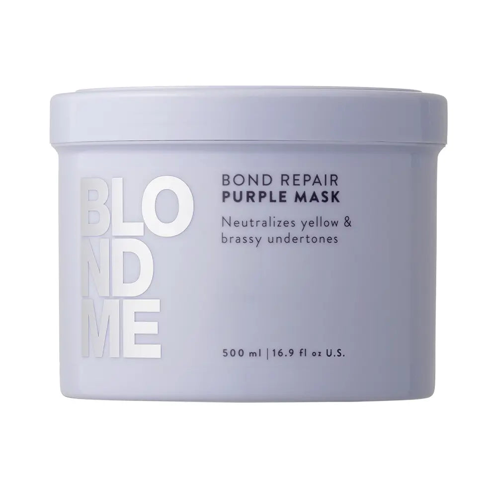 SCHWARZKOPF-Tratamento roxo reparador de ligações BLONDME 500 ml.-DrShampoo - Perfumaria e Cosmética