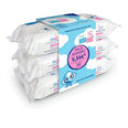 Lenços umedecidos para limpeza de bebês, conjunto com 3 x 60 peças
