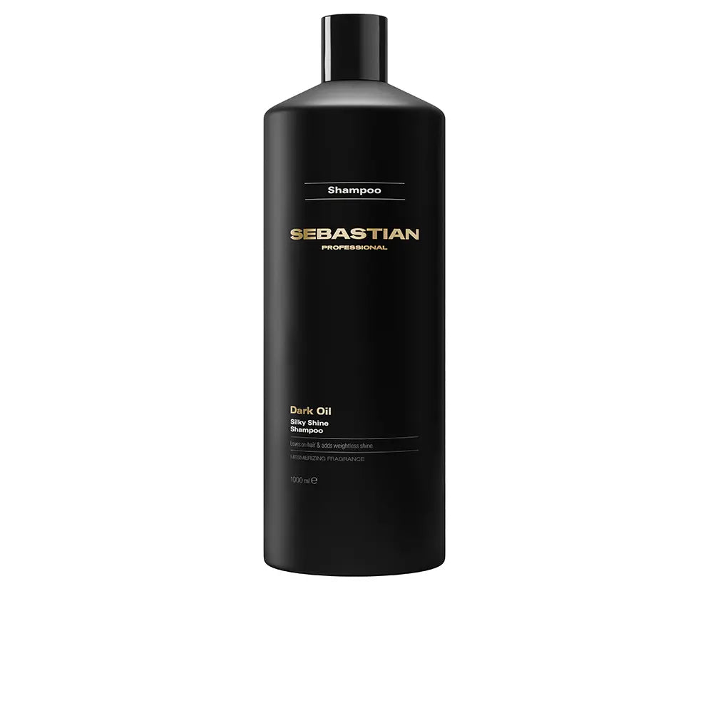 SEBASTIAN PROFESSIONALS-DARK OIL shampoo revitalizante profissional para cabelo sedoso e brilhante 1000 ml.-DrShampoo - Perfumaria e Cosmética