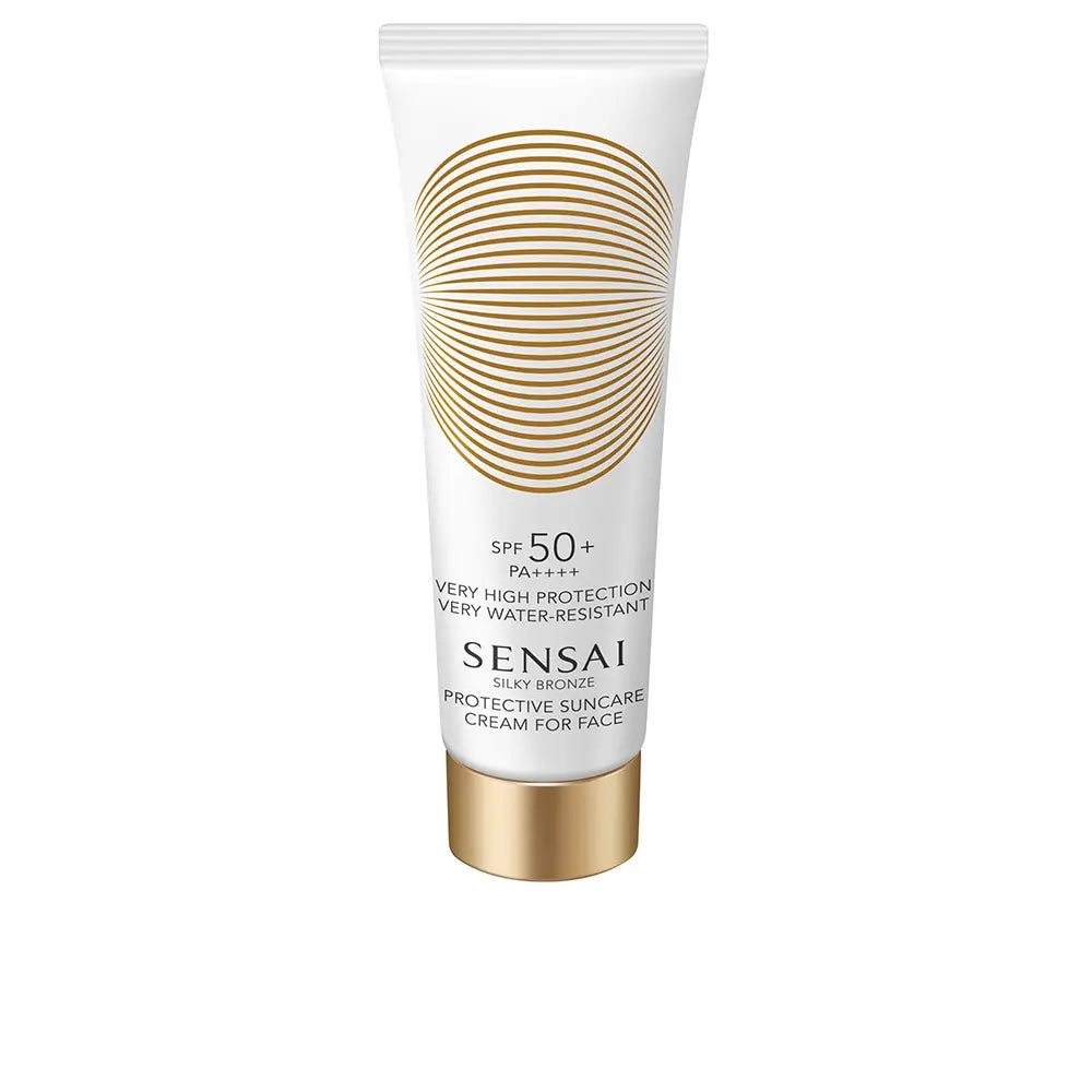 SENSAI-Creme protetor solar SILKY BRONZE para rosto FPS50+ 50 ml-DrShampoo - Perfumaria e Cosmética