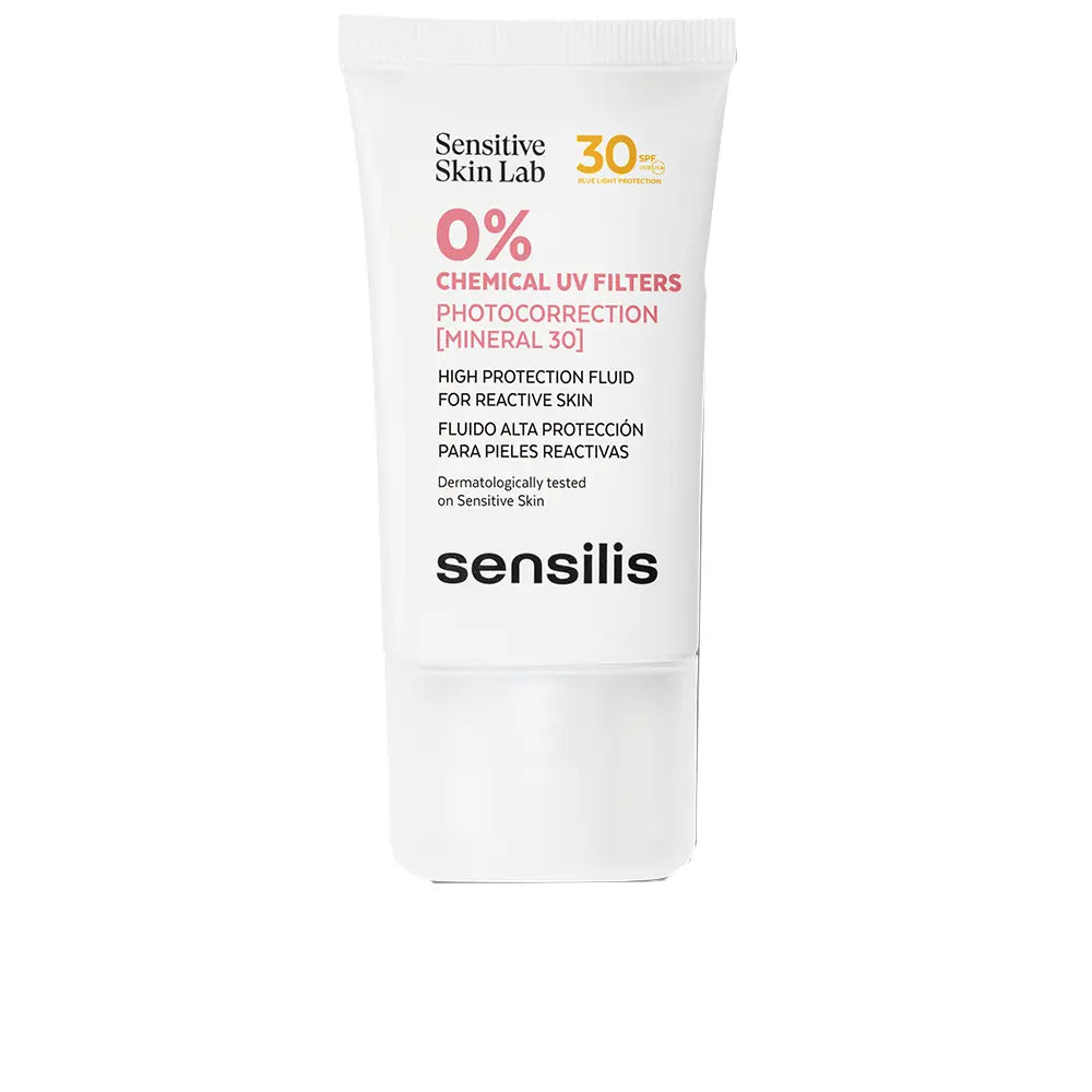 SENSILIS-PHOTOCORRECTION MINERAL 30 fluido alta protección para pieles reactivas SPF30 40 ml-DrShampoo - Perfumaria e Cosmética