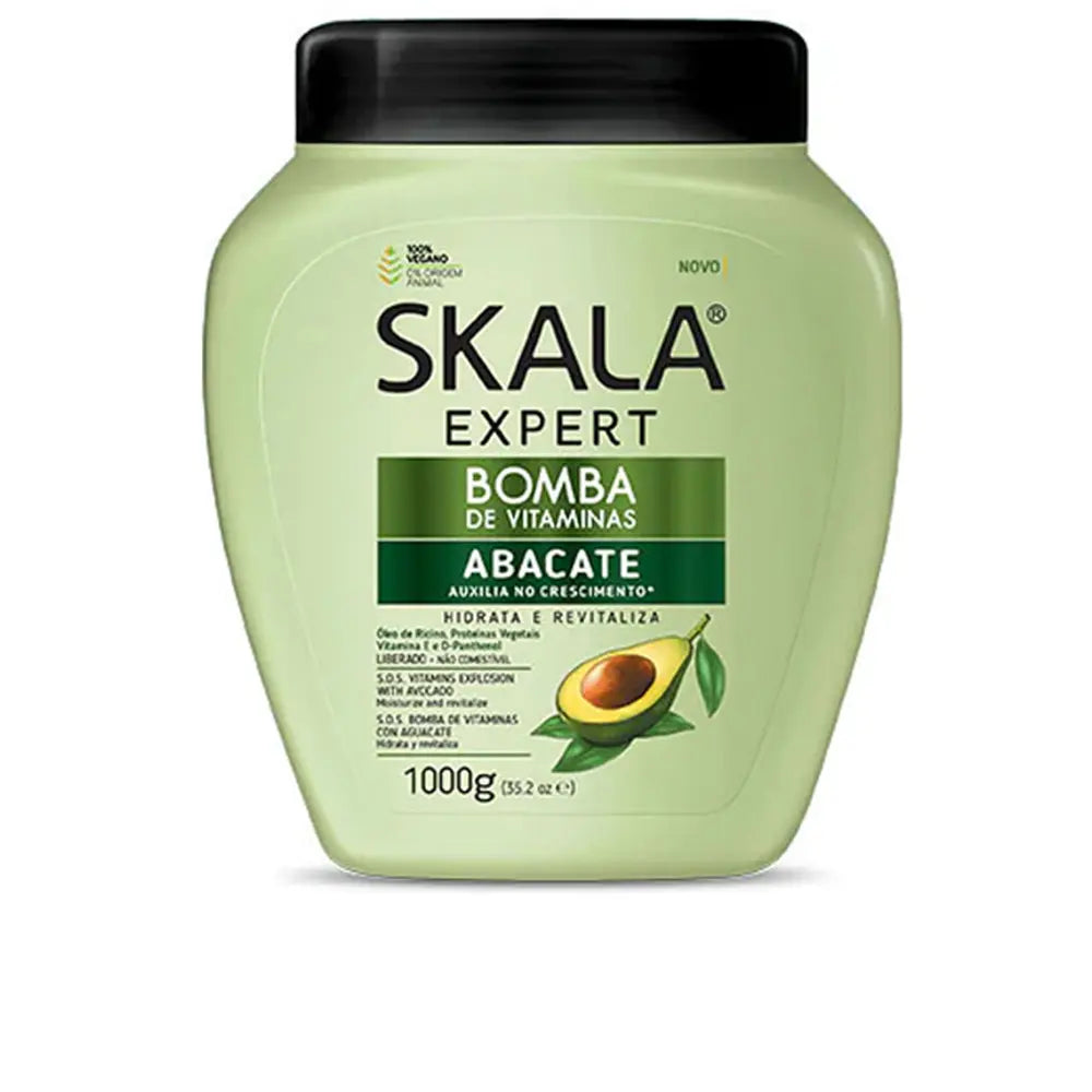 SKALA-CREMA ACONDICIONADORA bomba de vitaminas aguacate 1000 ml-DrShampoo - Perfumaria e Cosmética