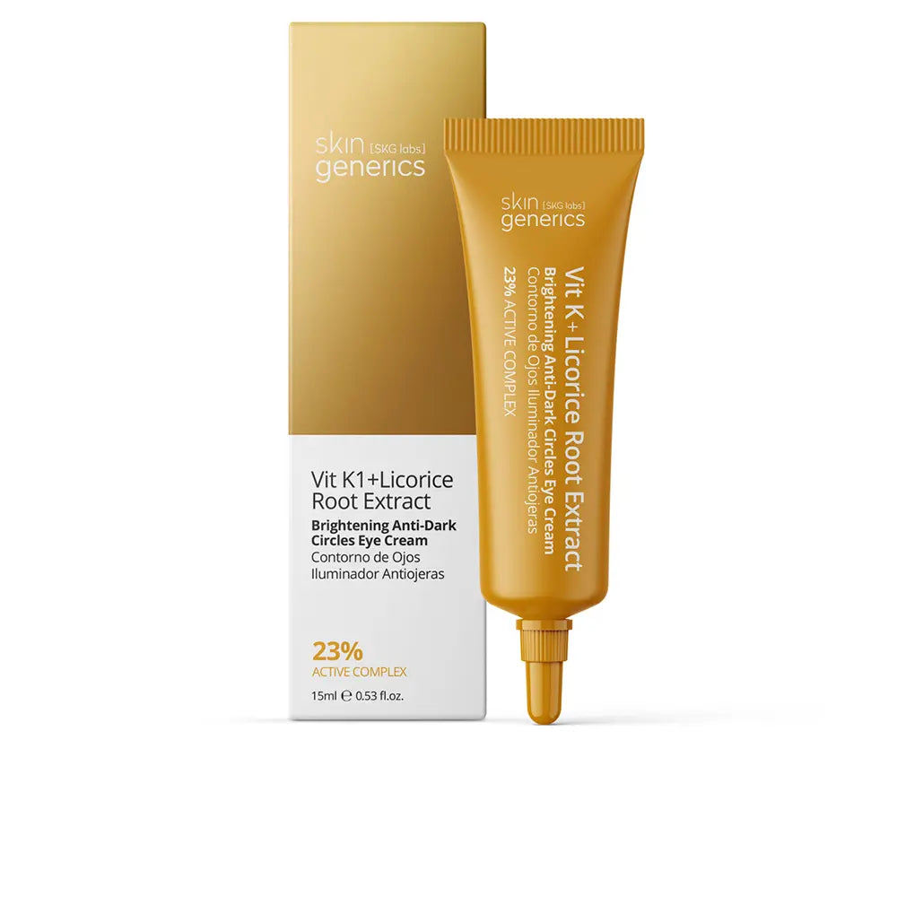 SKIN GENERICS-VIT K1 + Extrato de Raiz de Alcaçuz contorno de olhos 15 ml-DrShampoo - Perfumaria e Cosmética