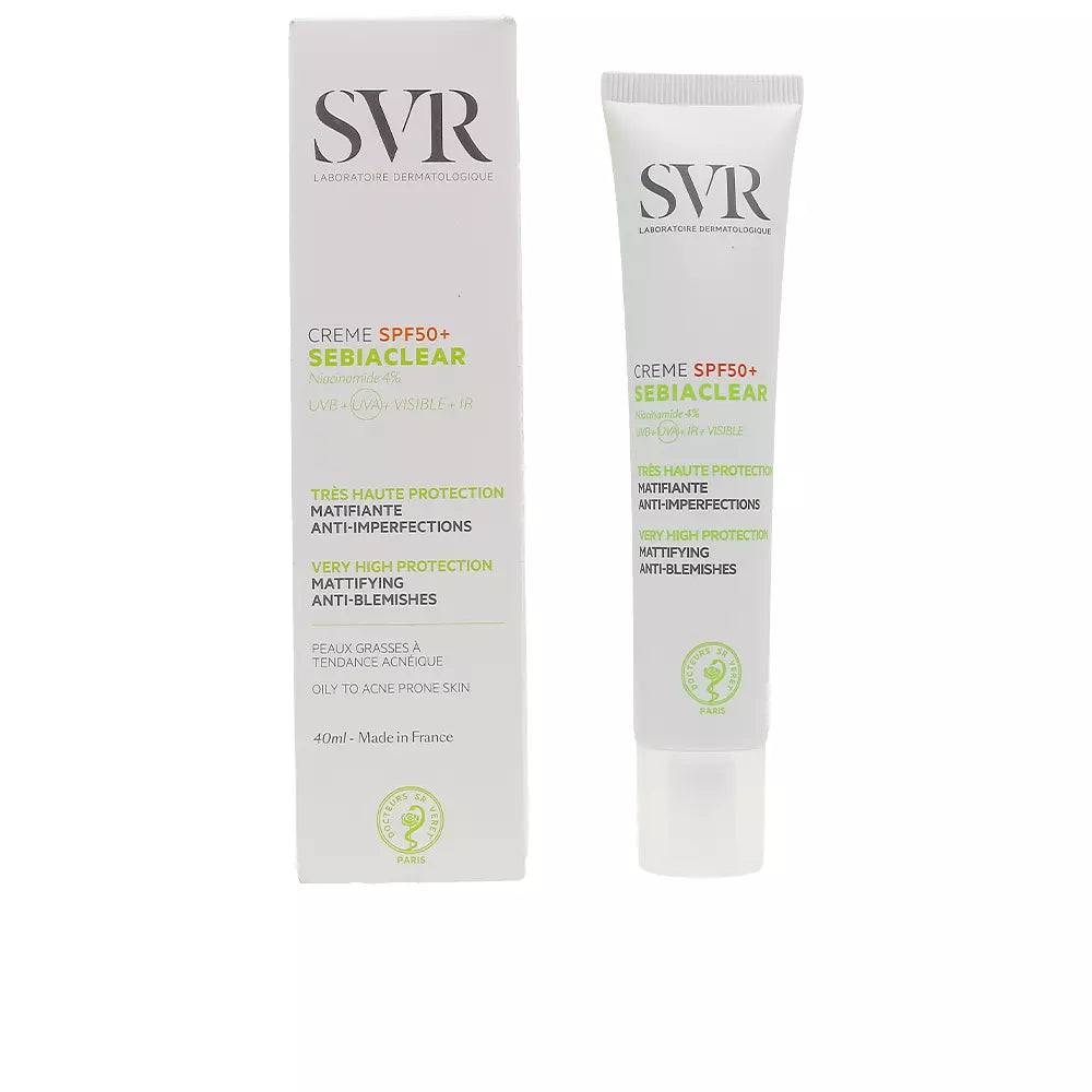 SVR LABORATOIRE DERMATOLOGIQUE-SEBIACLEAR creme SPF50 50ml-DrShampoo - Perfumaria e Cosmética