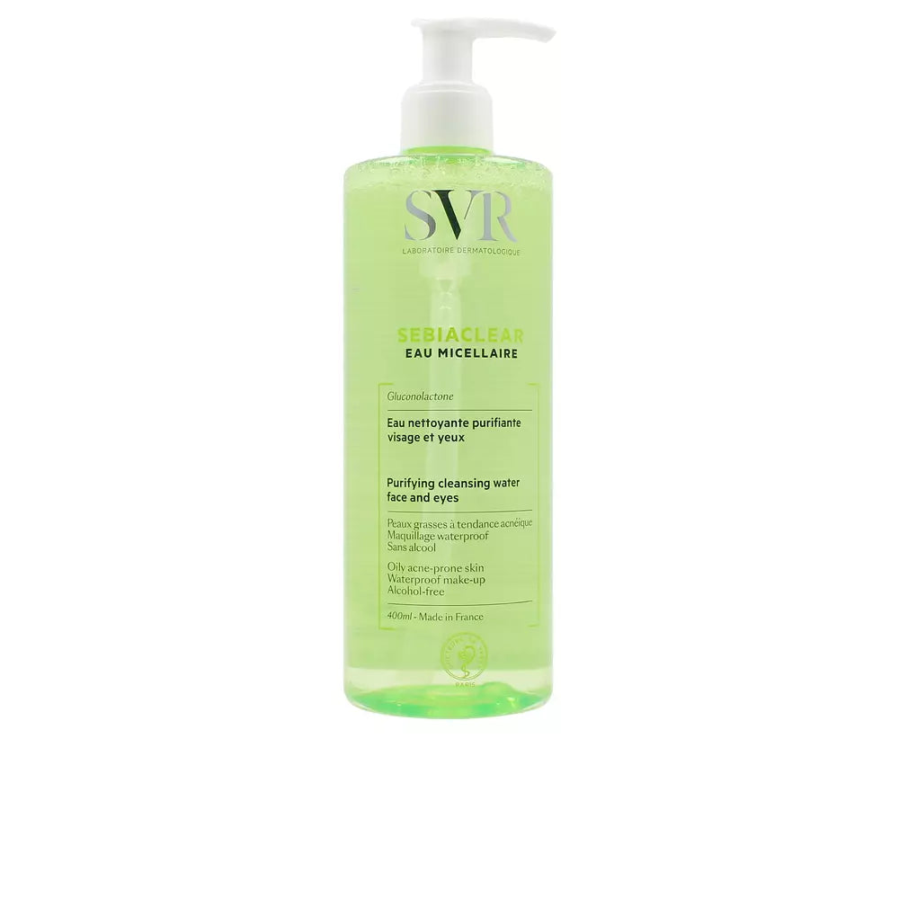 SVR LABORATOIRE DERMATOLOGIQUE-SEBIACLEAR eau micellaire 400 ml-DrShampoo - Perfumaria e Cosmética