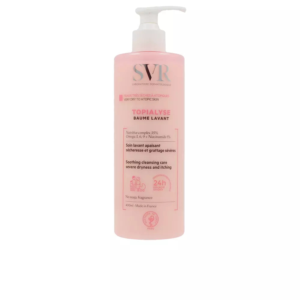 SVR LABORATOIRE DERMATOLOGIQUE-TOPIALYSE baume lavante 400ml-DrShampoo - Perfumaria e Cosmética