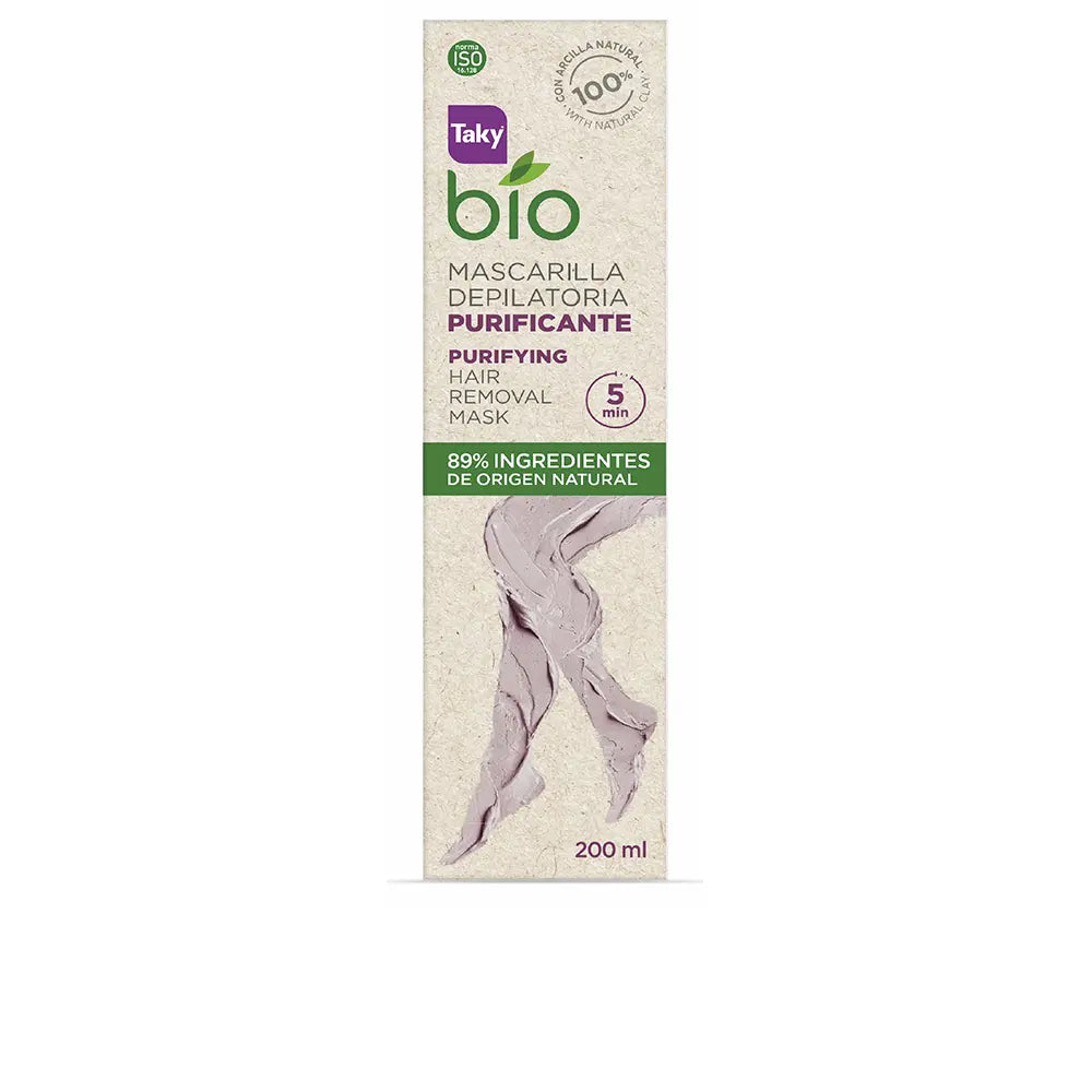 TAKY-Mascara para depilação purificante BIO NATURAL 200 ml-DrShampoo - Perfumaria e Cosmética