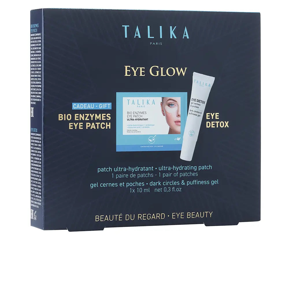 TALIKA-EYE DETOX + BIO ENZYMES EYE PATCH EMBALAGEM 2 peças.-DrShampoo - Perfumaria e Cosmética