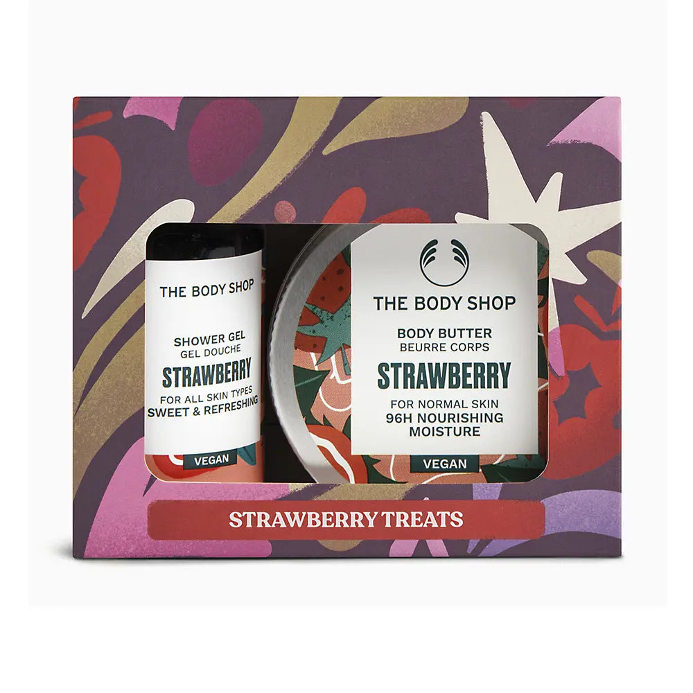 THE BODY SHOP-ESTOJO MORANGO 2 pçs.-DrShampoo - Perfumaria e Cosmética