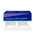 Densidade e crescimento das cápsulas KAIDAX