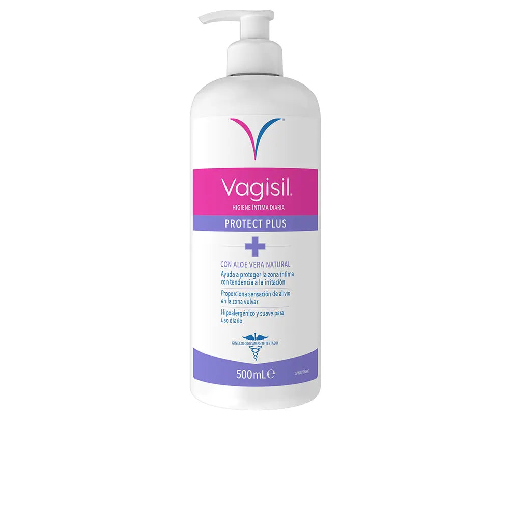 VAGISIL-PROTEC PLUS higiene íntima diária 500 ml-DrShampoo - Perfumaria e Cosmética