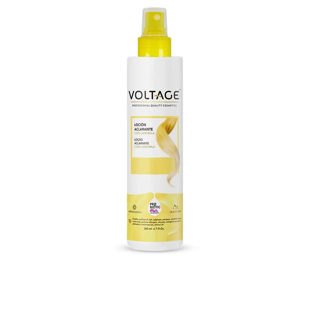 VOLTAGE COSMETICS-Loção clareadora PREBIOTIC HAIR TECHNOLOGY com camomila 200 ml-DrShampoo - Perfumaria e Cosmética