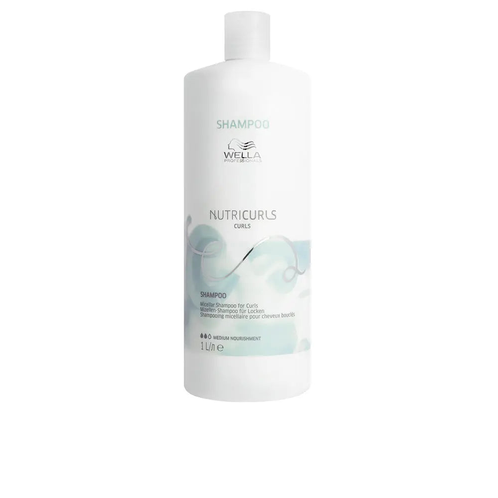 WELLA PROFESSIONALS-NUTRICURLS Shampoo Micelar para Cabelos Cacheados e Ondulados 1000 ml.-DrShampoo - Perfumaria e Cosmética