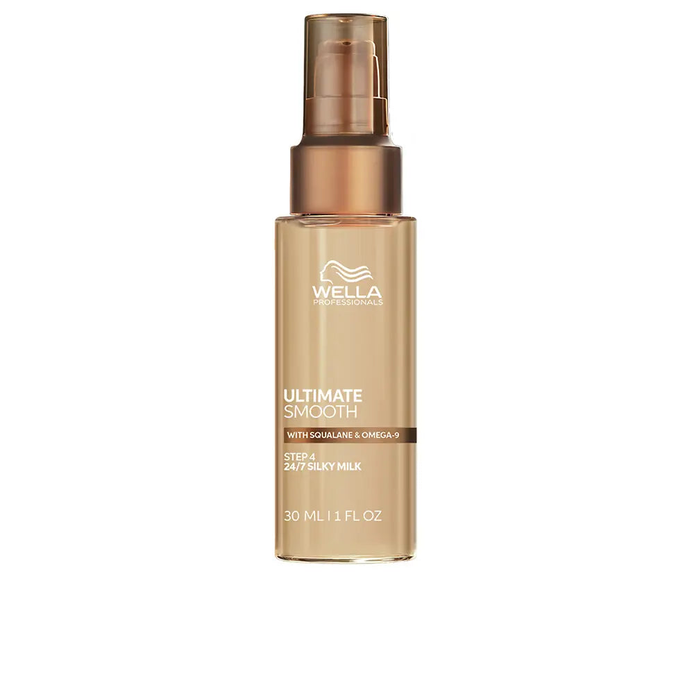 WELLA PROFESSIONALS-ULTIMATE SMOOTH leite sedoso, bálsamo leve e sedoso, suavidade e controle do frizz 30 ml-DrShampoo - Perfumaria e Cosmética