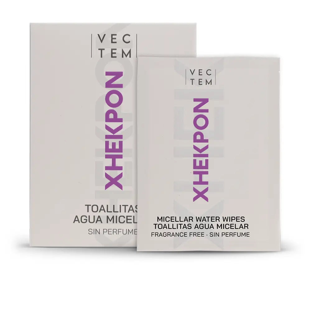 XHEKPON-Lenços umedecidos com água micelar XHEKPON, 10 unidades.-DrShampoo - Perfumaria e Cosmética