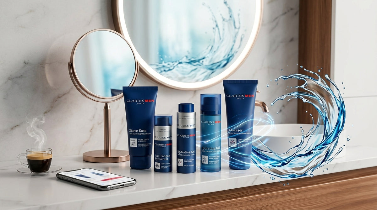 Clarins para Homens: Rotinas Rápidas para o Dia a Dia