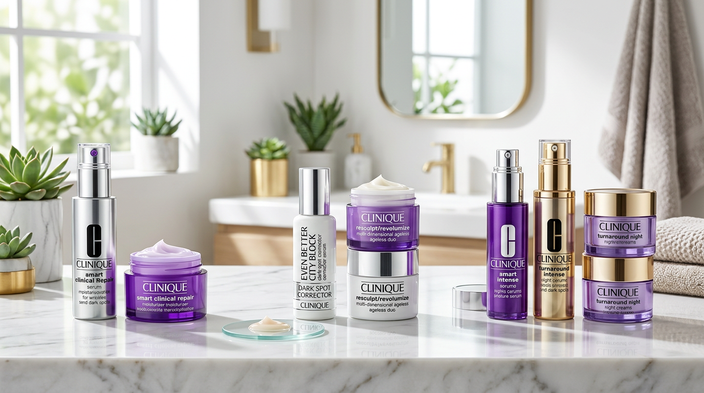 Clinique Anti-Idade: Cremes e Séruns para 30+, 40+, 50+