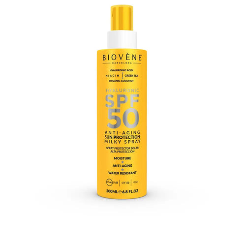 Leite protetor solar HIALURÔNICO ANTI-ENVELHECIMENTO FPS50 200 ml