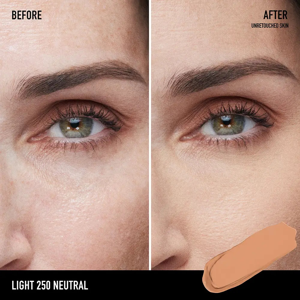 BAREPRO 16HR WEAR Corretivo fosco perfeito para toda a pele #Light 250 Neutro 7,5 ml