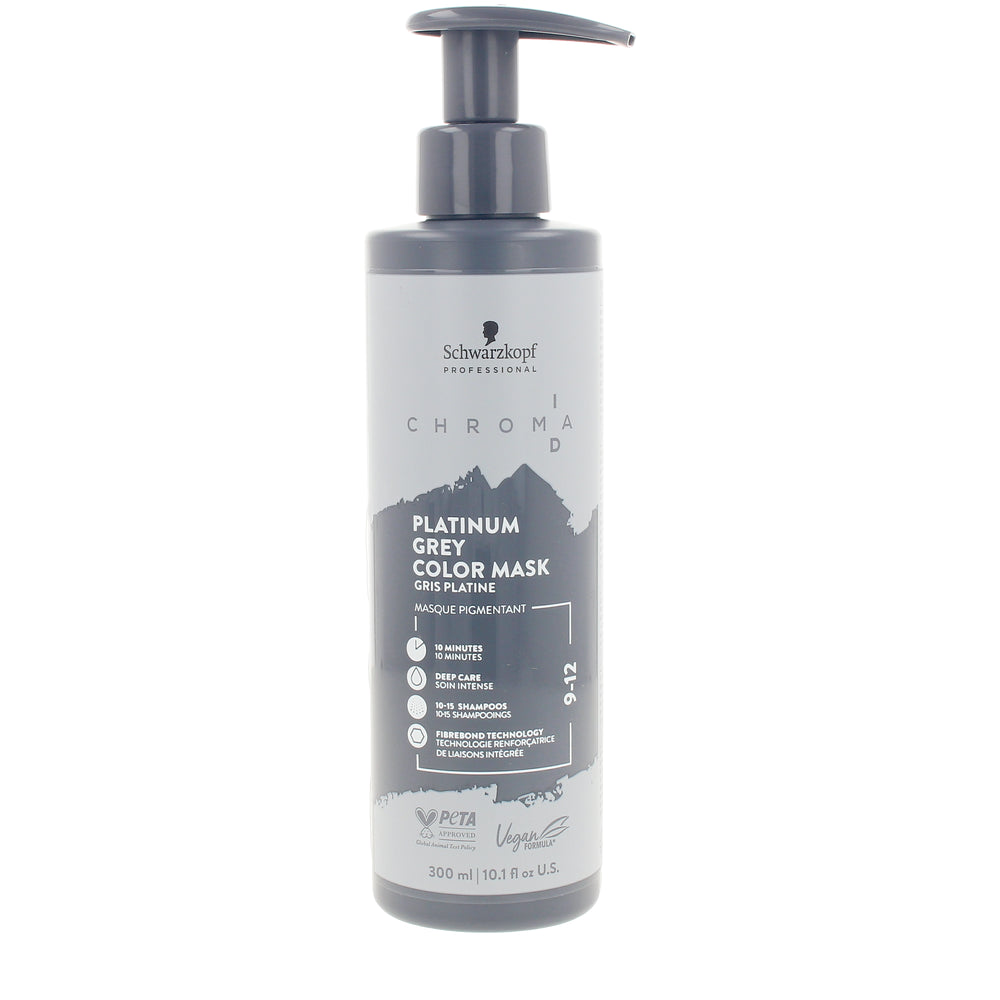 Máscara de cor de ligação CHROMA ID #9-12-Platinum Grey 300 ml