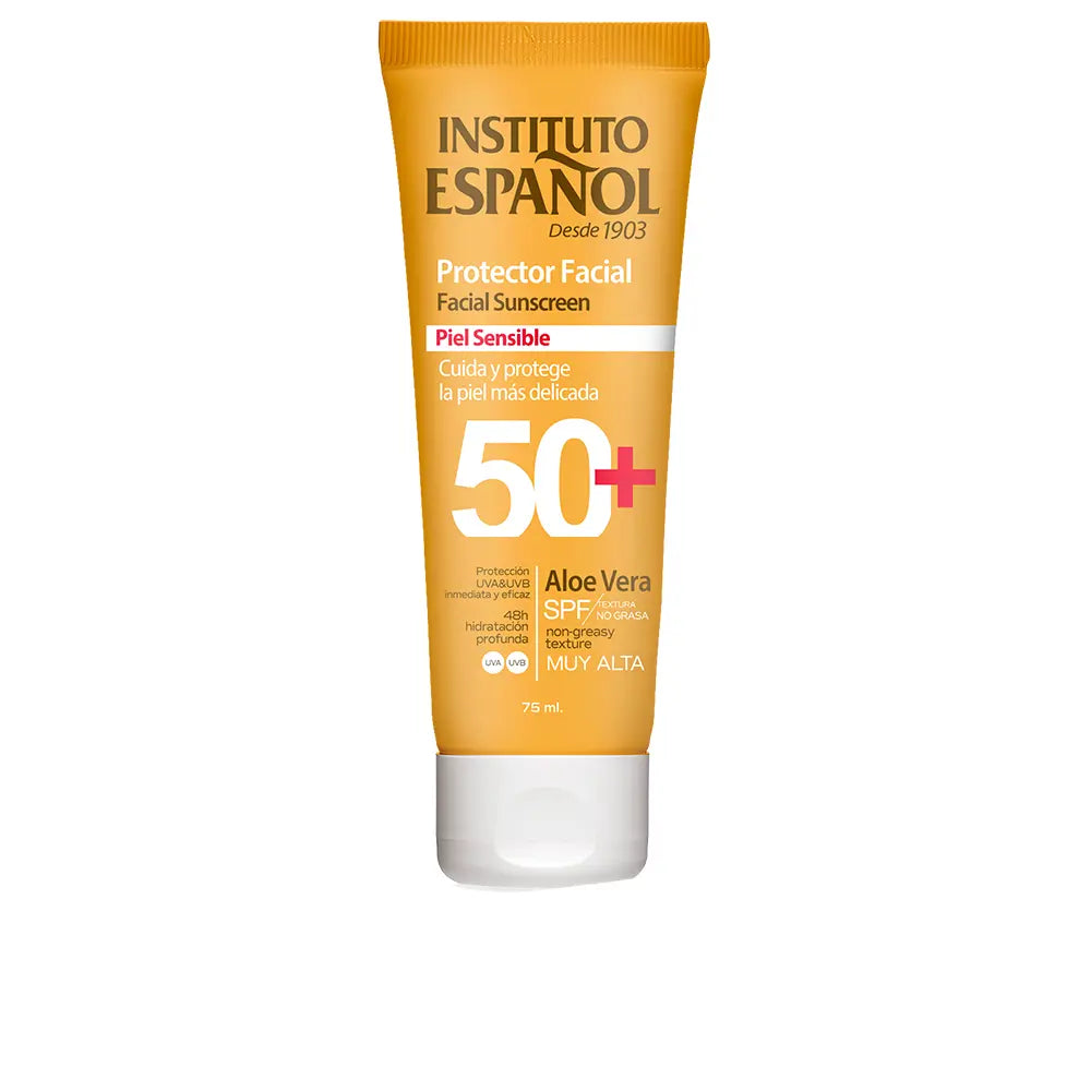 Protetor solar facial para pele sensível FPS 50+ 75 ml