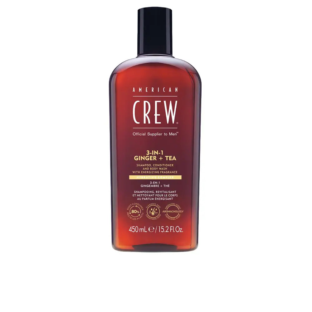 Shampoo 3 em 1 GENGIBRE + CHÁ 450 ml