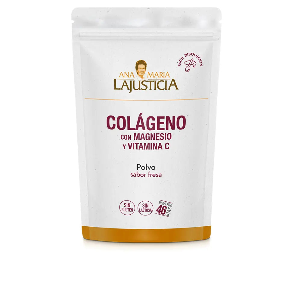 COLÁGENO COM MAGNÉSIO + VITAMINA C em pó #morango 350 gr