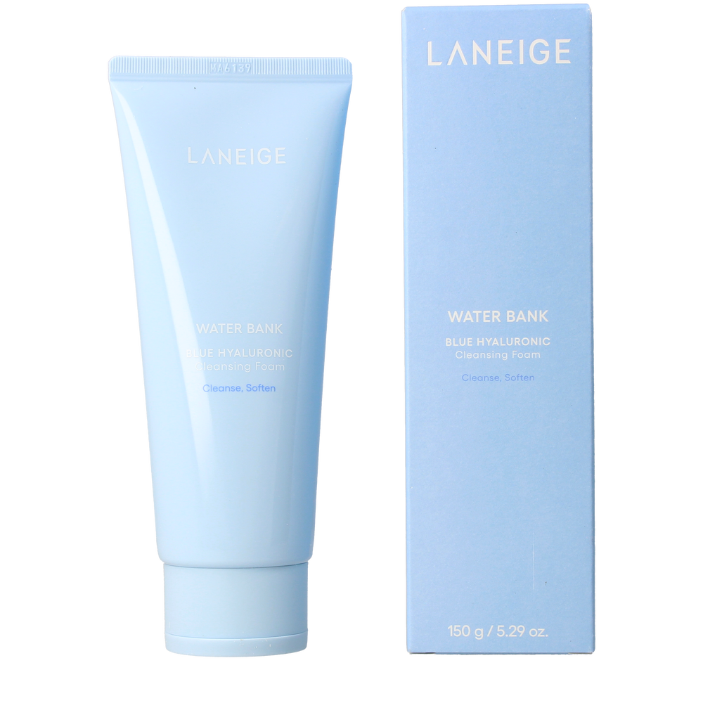 WATER BANK espuma de limpeza com ácido hialurônico azul 150 gr
