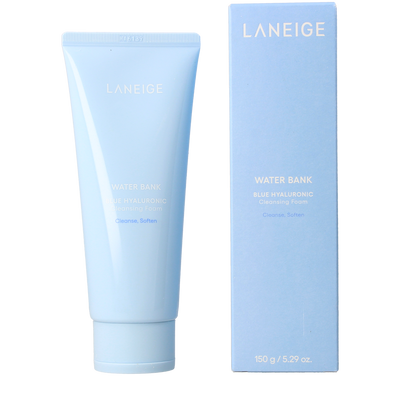 WATER BANK espuma de limpeza com ácido hialurônico azul 150 gr