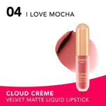 CLOUD CRÈME edition velvet matte labial líquido #04-I Love Mocha 3 ml