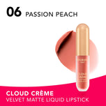 CLOUD CRÈME edition velvet matte labial líquido #06-Passion Peach 3 ml