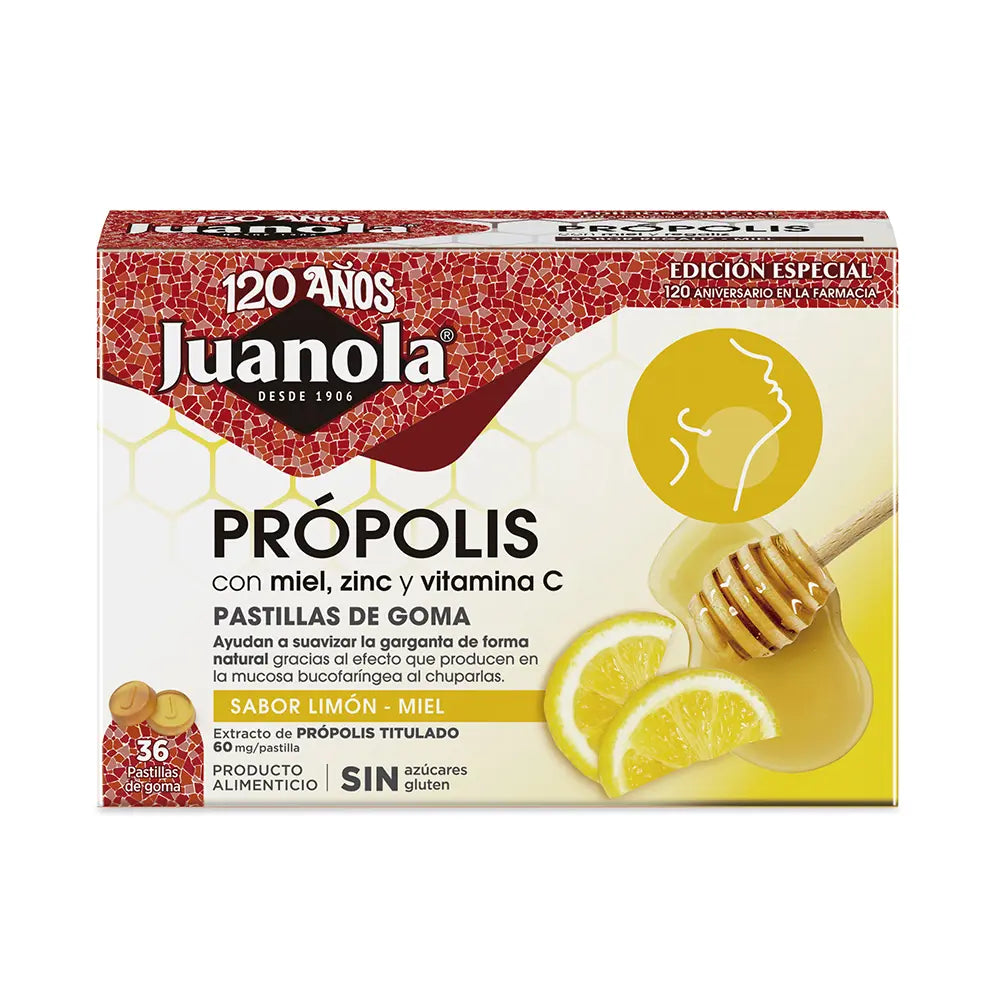 Gomas de PRÓPOLIS LIMÃO MEL 36 unidades