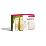 Kit de limpeza essencial para pele normal a seca, com 4 peças.