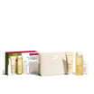 Kit de limpeza essencial para pele normal a seca, com 4 peças.