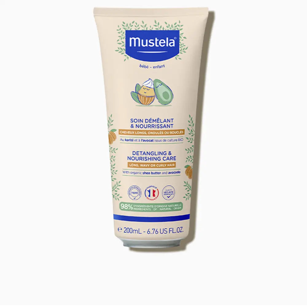 Condicionador para bebês e crianças, com ou sem enxágue, 200 ml