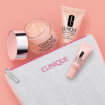 CLINIQUE-ESTOJO MOISTURE SURGE 100H com 4 peças-DrShampoo - Perfumaria e Cosmética