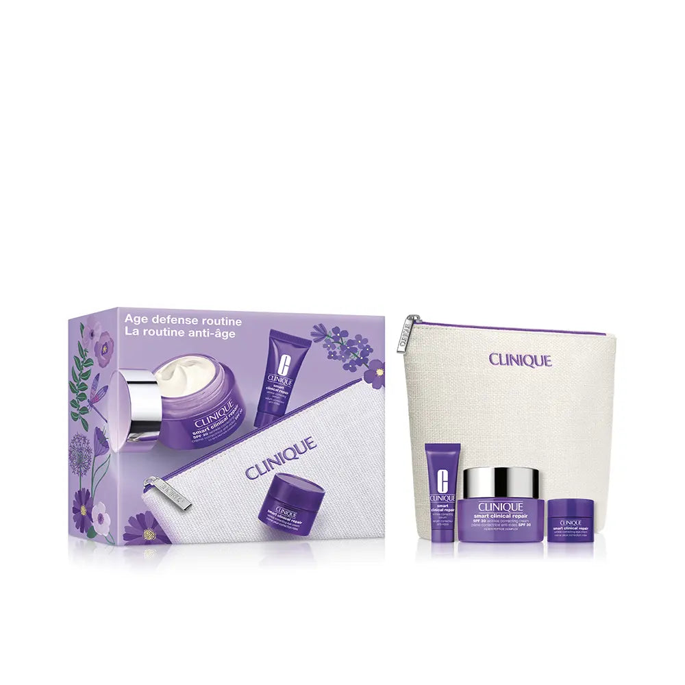 CLINIQUE-Conjunto de 4 peças de creme antirrugas SMART CLINICAL REPAIR FPS 30-DrShampoo - Perfumaria e Cosmética